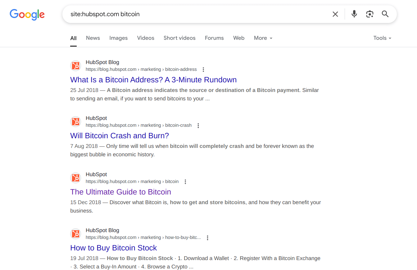 HubSpot blog publishing topically irrelevant posts